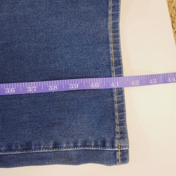 BETABRAND PULL ON Boot-Cut 4-Pocket Yoga Denim Pants, sz Large - Picture 15 of 16